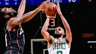 Derrick White, jugador de Boston Celtics.