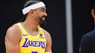 Gabe Vincent, jugador de Los Angeles Lakers.