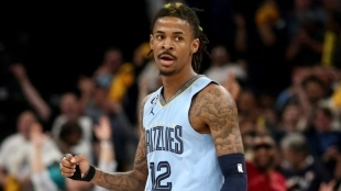 Ja Morant, jugador de Memphis Grizzlies.