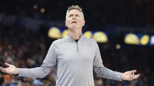 Steve Kerr, entrenador de Golden State Warriors.