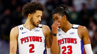 Detroit Pistons, uno de los peores equipos de la historia de la NBA. 