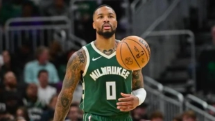 Damian Lillard, estrella de Milwaukee Bucks. 