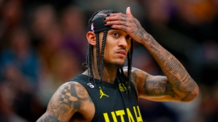 Jordan Clarkson, jugador de Utah Jazz. 