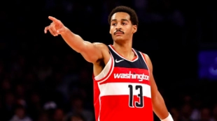 Jordan Poole volvió al Chase Center de San Francisco.
