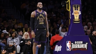 LeBron James, estrella de Los Angeles Lakers.
