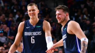 Porzingis y Doncic, en su etapa y Dallas Mavericks. 