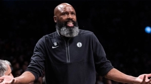 Jacque Vaughn, entrenador de Brooklyn Nets.