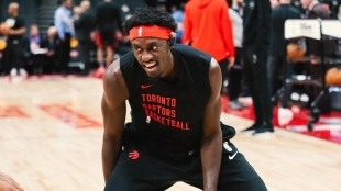 Pascal Siakam, jugador de Toronto Raptors.