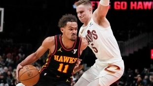 Trae Young, estrella de Atlanta Hawks.