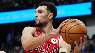 Zach LaVine, jugador de Chicago Bulls.