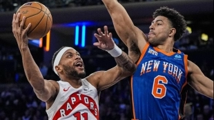 Bruce Brown, en un partido contra New York Knicks