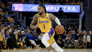 D'Angelo Russell, jugador de Los Angeles Lakers. 