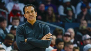 Erik Spoelstra, entrenador de Miami Heat. 