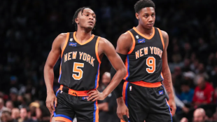 Immanuel Quickley y R.J. Barrett