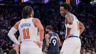 Jalen Brunson y OG Anunoby