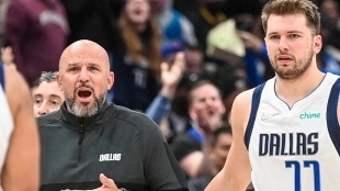 Jason Kidd y Luka Doncic