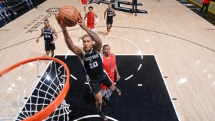 Jeremy Sochan, actuación memorable. Foto: gettyimages