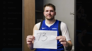 Luka Doncic, estrella de Dallas Mavericks. 