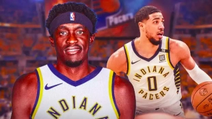 Pascal Siakam, en un montaje de Clutchpoints. 