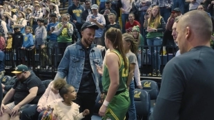 Stephen Curry y Sabrina Ionescu