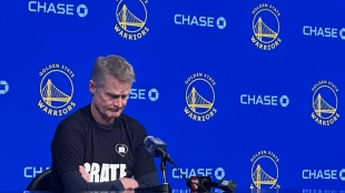 Steve Kerr, entrenador de Golden State Warriors. 