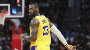 LeBron James, jugador de Los Angeles Lakers.