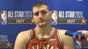 Nikola Jokic, estrella de la NBA.