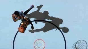 Jonathan Kuminga, ante Grizzlies. Foto: gettyimages
