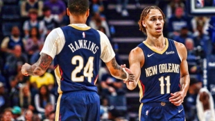 Jordan Hawkins y Dyson Daniels