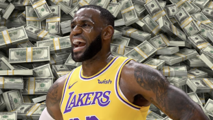 LeBron James, estrella de la NBA. 