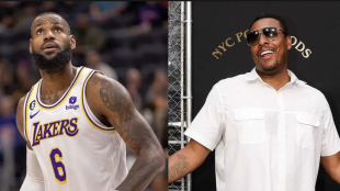 Paul Pierce y LeBron James. 