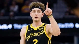 Brandin Podziemski, jugador de Golden State Warriors.