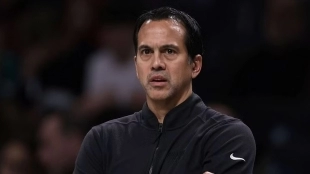 Erik Spoelstra, entrenador de Miami Heat.