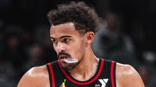 Trae Young, estrella de Atlanta Hawks.
