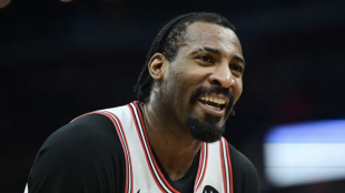 Andre Drummond, con la camiseta de Chicago Bulls.