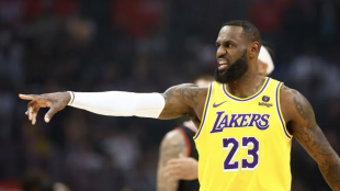 LeBron James, estrella de la NBA. 
