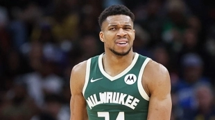Giannis Antetokounmpo, estrella de Milwaukee Bucks.