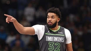 Karl-Anthony Towns, jugador de Minnesota Timberwolves.