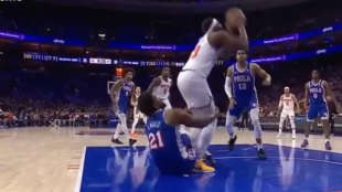 Joel Embiid, jugador de Philadelphia 76ers.