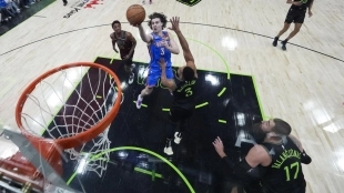 Josh Giddey, en la primera ronda de playoffs 2024 contra New Orleans Pelicans