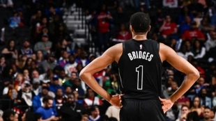 Mikal Bridges, partidos completos. Foto. gettyimages