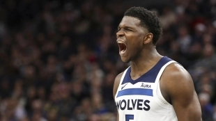 Anthony Edwards, jugador de Minnesota Timberwolves.