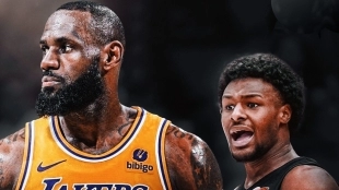 LeBron y Bronny James