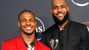 Bronny y LeBron James