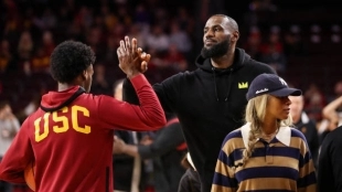 Futuro Lebron James y Bronny James. Foto: gettyimages