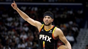 Devin Booker, jugador de Phoenix Suns.