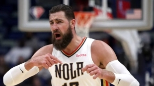 Jonas Valanciunas, próximo agente libre de la NBA.