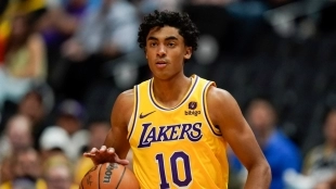 Max Christie, player for the Los Angeles Lakers.