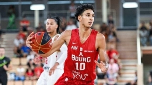 Zaccharie Risacher, potencial Top 5 del NBA Draft 2024.