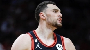 Zach LaVine, jugador de Chicago Bulls.